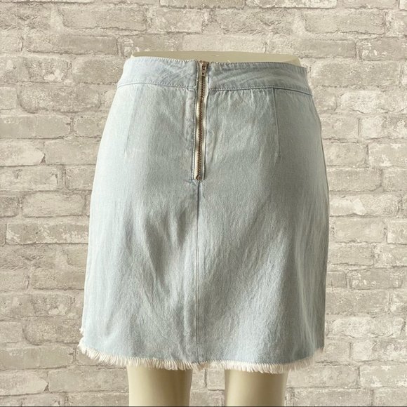 Minkpink Fringe Jean Mini Skirt 🎉HOST PICK🎉 - Picture 5 of 16